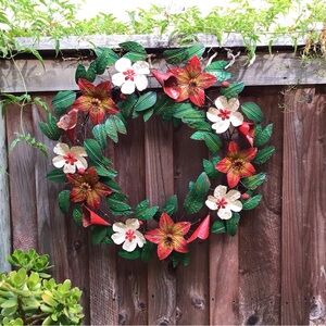 Seasons Of Bloom Rustic Iron Wreath Sundance Catalog